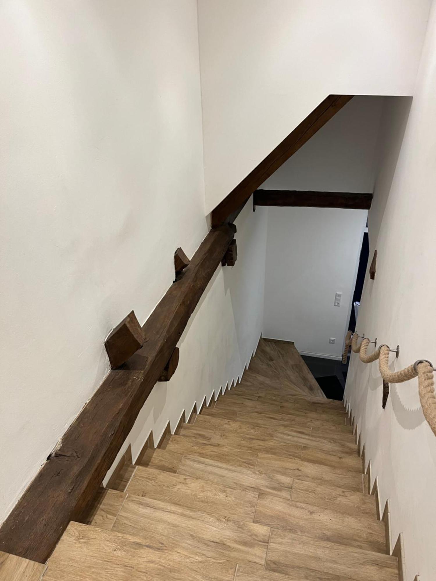 Wunderschoene Ferienwohnung Mit Balkon Auf Dem Bauernhof Greven Bagian luar foto