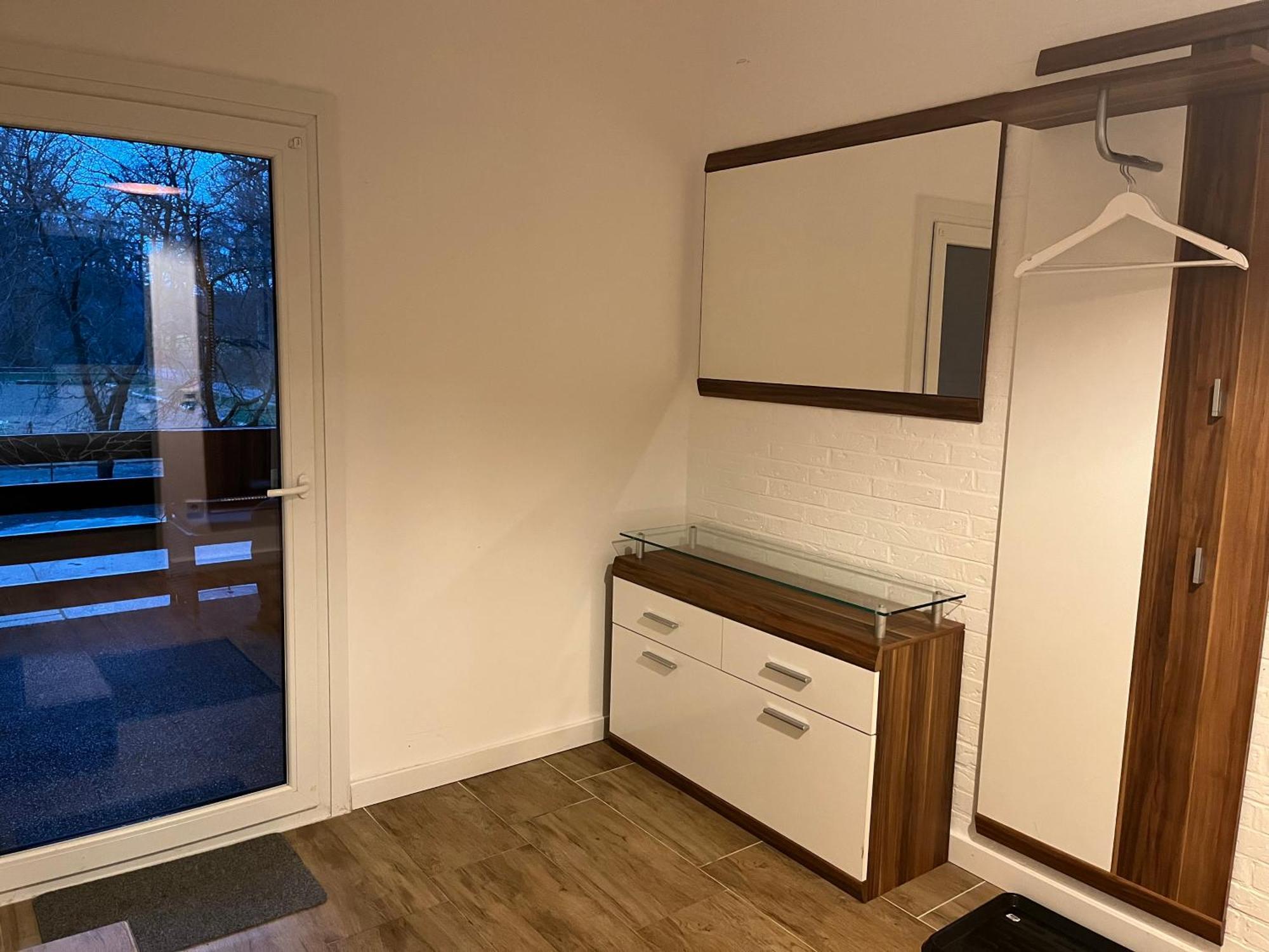 Wunderschoene Ferienwohnung Mit Balkon Auf Dem Bauernhof Greven Bagian luar foto
